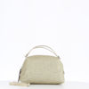 Immagine di DIVAS - Borsa glitter platino con due manici e tracolla rimovibile, MADE IN ITALY