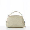 Immagine di DIVAS - Borsa glitter platino con due manici e tracolla rimovibile, MADE IN ITALY