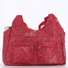 Immagine di LANCETTI – Borsa mare rosso con stampa logo e conchiglia c/ doppia tasca frontale e tasca posteriore zip