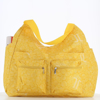 Immagine di LANCETTI – Borsa mare gialla con stampa logo e conchiglia c/ doppia tasca frontale e tasca posteriore zip