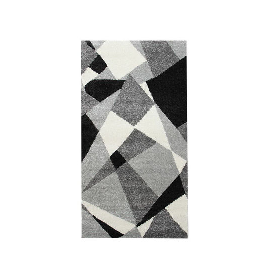 Immagine di BOYTEKS –  Tappeto Milano grigio con disegno astratto 60x110 cm