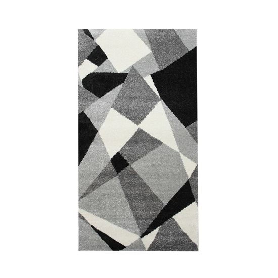 Immagine di BOYTEKS –  Tappeto Milano grigio con disegno astratto 80x150 cm