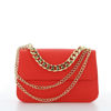 Immagine di DIVAS - Borsa a tracolla arancio con catena spessa