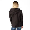 Immagine di MY JEWELS - FELPA NERA FULL ZIP CON CAPPUCCIO E STRASS