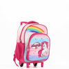 Immagine di UNICORNO - Zainetto trolley rosa con tasca frontale