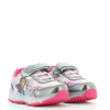 Immagine di FROZEN - Sneakers rosa/argento con strappo e luci, stampa plastificata personaggi laterale