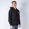Immagine di B&A - FELPA NERA FULL ZIP E CAPPUCCIO