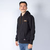 Immagine di B&A - FELPA NERA FULL ZIP E CAPPUCCIO