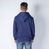 Immagine di B&A - FELPA BLU FULL ZIP E CAPPUCCIO