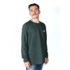 Immagine di B&A - T-SHIRT VERDE MANICA LUNGA CON STEMMA