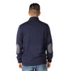 Immagine di BREZZA DI MARE - MAGLIA BLU MANICA LUNGA CON ZIP