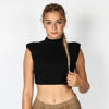 Immagine di BACHATA - CROP TOP COSTINA NERO