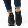 Immagine di MISS GLOBO - Sneakers nera con fondo a righe