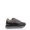 Immagine di GAS - Sneakers grigia con inserto glitterato, patch maculata e fondo alto