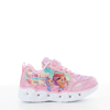 Immagine di CRY BABIES - Sneakers rosa con strappo e luci, stampa personaggi plastificata laterale