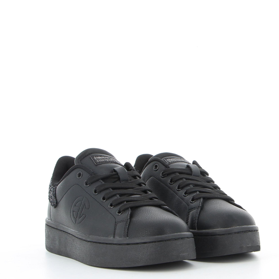 Immagine di ENRICO COVERI - Sneakers nera con patch posteriore glitterata