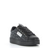 Immagine di ENRICO COVERI - Sneakers nera con scritte e patch posteriore glitterata