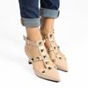 Immagine di DAMEROSE - Décolleté beige a punta con borchie, tacco 5,5CM