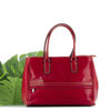 Immagine di DIVAS - Borsa due manici rossa in VERA PELLE con zip orizzontale frontale, MADE IN ITALY