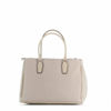 Immagine di DIVAS - Borsa due manici beige in VERA PELLE con zip orizzontale frontale, MADE IN ITALY