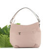 Immagine di DIVAS - Borsa a sacca carne in VERA PELLE con tasca frontale zip, MADE IN ITALY