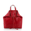 Immagine di DIVAS - Borsa rossa in VERA PELLE con coulisse trasformabile in zaino, MADE IN ITALY