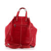 Immagine di DIVAS - Borsa rossa in VERA PELLE con coulisse trasformabile in zaino, MADE IN ITALY