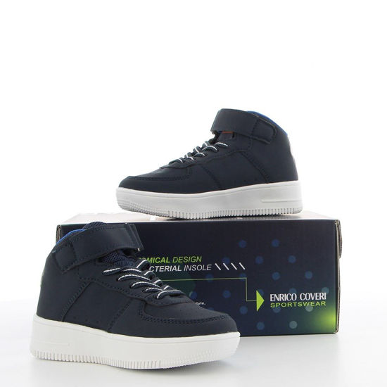 Immagine di ENRICO COVERI - Sneakers blu con strappo
