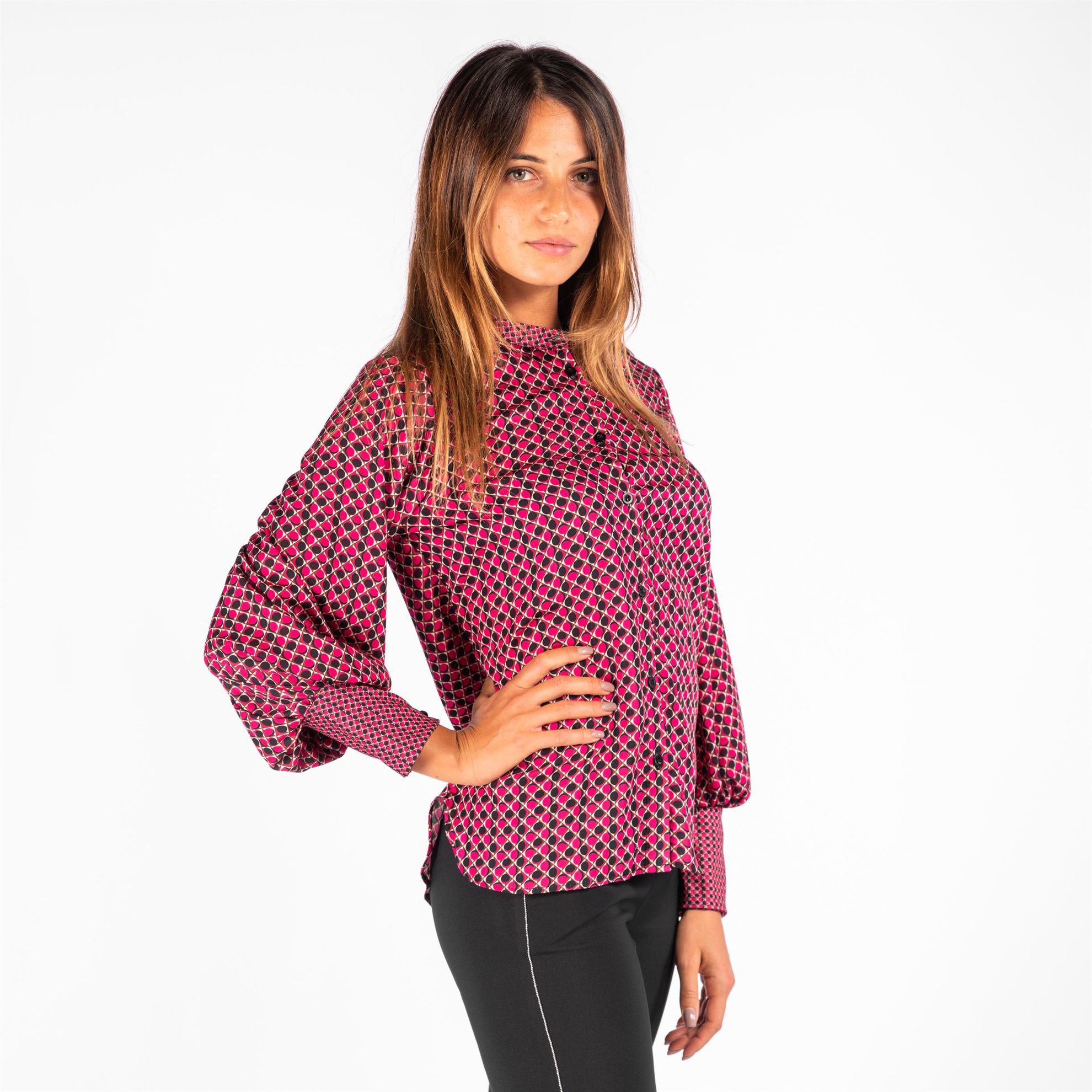 Camicia fantasia manica corta