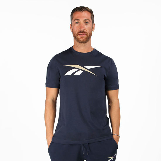 Immagine di REEBOK - T-SHIRT MM TE VECTOR LOGO TEE NAVY