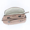 Immagine di GIANMARCO VENTURI - Borsa due manici beige con tasca frontale effetto trapuntato, tracolla removibile