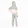 Immagine di BIMBA COMPLETO FELPA ZIP E CAPP CON PANT