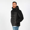 Immagine di YELLOW DOG - GIUBBINO NERO NYLON E NEOPRENE CON CAPPUCCIO