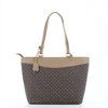 Immagine di CORTINA POLO STYLE - Borsa shopping taupe con ciondolo