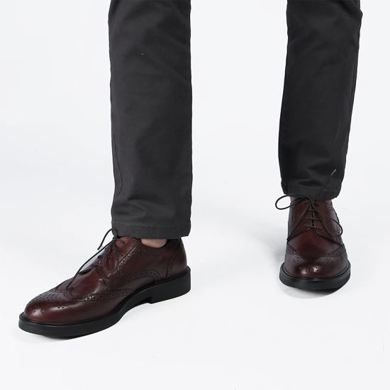 Immagine di CLASS MAN - LINEA FLEX Inglesina marrone in VERA PELLE