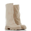 Immagine di ZOE - Chunky boots beige con risvolto