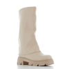 Immagine di ZOE - Chunky boots beige con risvolto