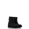 Immagine di ROXY ROSE - Tronchetto nero in VERA PELLE con gambale arricciato e zip laterali, tacco 5,5CM MADE IN ITALY