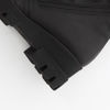 Immagine di ROXY ROSE - Tronchetto nero in VERA PELLE con gambale arricciato e zip laterali, tacco 5,5CM MADE IN ITALY