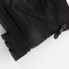 Immagine di ROXY ROSE - Tronchetto nero in VERA PELLE con gambale arricciato e zip laterali, tacco 5CM MADE IN ITALY