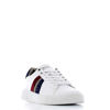 Immagine di ENRICO COVERI - Sneakers bianca con lacci ed inserti scamosciati