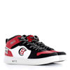 Immagine di COTTON BELT - KARIM Sneakers nera e rossa con logo laterale