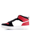 Immagine di COTTON BELT - KARIM Sneakers nera e rossa con logo laterale
