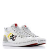 Immagine di COTTON BELT - GAMBINO Sneakers bianca con scirtte N.Y.C. sui lacci e sul fondo