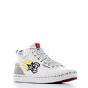 Immagine di COTTON BELT - GAMBINO Sneakers bianca con scirtte N.Y.C. sui lacci e sul fondo