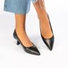 Immagine di MISS GLOBO - Décolleté nera con sottopiede in VERA PELLE e tacco a rocchetto 6CM, MADE IN ITALY