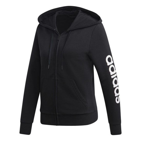 Immagine di ADIDAS - JACKET C/CAPP. LIN FZ HD BLACK-WHITE - DP2401
