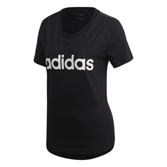 Immagine di ADIDAS - TSHIRT ESSENTIAL LINEAR BLACK-WHITE - DP2361