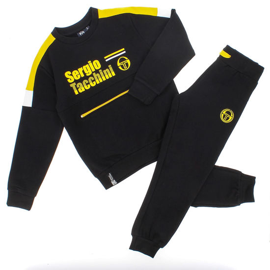 Tuta Invernale Per Ragazzo Sergio Tacchini – In Felpa Di Cotone, Comoda E Morbida Per Tempo Libero E Sport - copertina