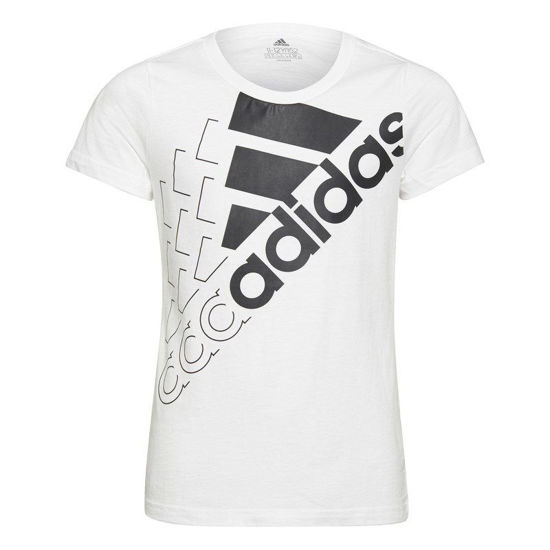 Immagine di ADIDAS - T-SHIRT MM LOGO T1 WHITE-BLACK - GS2186